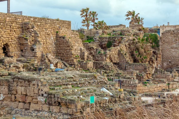 Ruinas del puerto antiguo, Cesarea Marítima —  Fotos de Stock