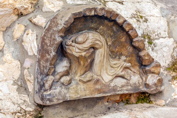 Bassorilievo nel giardino del Getsemani sul Monte degli Ulivi, Gerusalemme , — Foto Stock