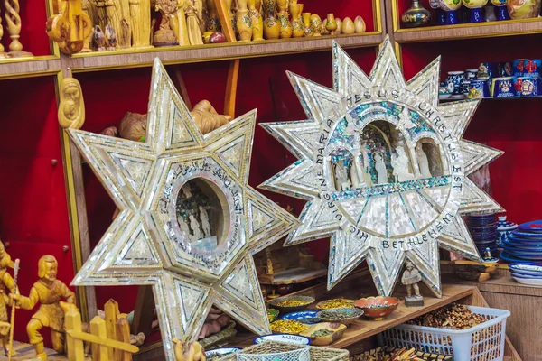 Bethlehem, İsrail - 19 Şubat 2013: Wi duvarları Hatıra shop — Stok fotoğraf