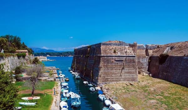 Oude fort in Kerkyra, Corfu eiland — Stockfoto