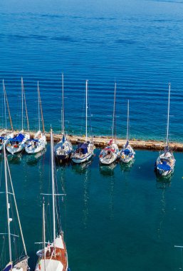 Marina Yat, Korfu, corfu Island, Yunanistan