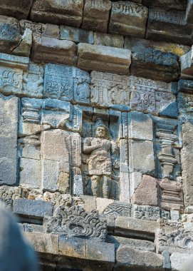 Prambanan Hindu tapınağı, Yogyakarta, Java oyma taş
