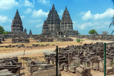 Prambanan Hindu tapınağı, Yogyakarta, Java