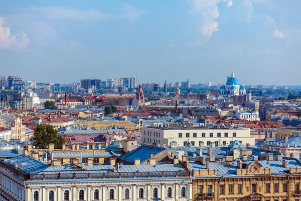 Aerial View from Isaac Cathedral, Saint Petersburg — Stock Photo, Image