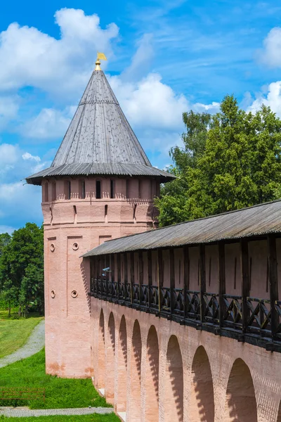 Монастир Святої Євфимій стіни, Suzdal — стокове фото