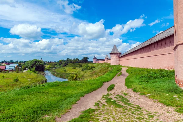 Klasztor Saint Eutymiusz ściany, Suzdal — Zdjęcie stockowe