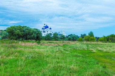 Kutsal Bogolyubovo Manastırı Bogolyubskaya Katedrali ile ben