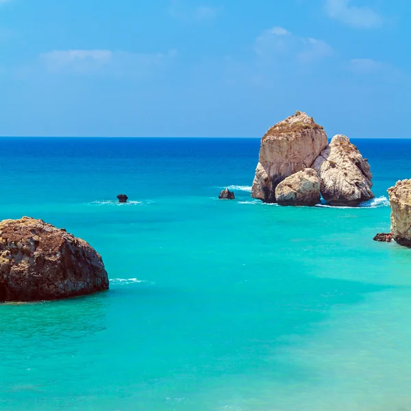 Afrodit Kayaları, Paphos, Kıbrıs — Stok fotoğraf