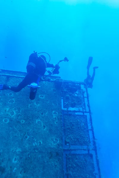 Zenobia Ship Wreck near Paphos, Cyprus — Zdjęcie stockowe