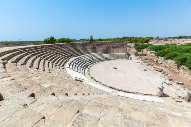 Salamis Mağusa yakınındaki antik tiyatro