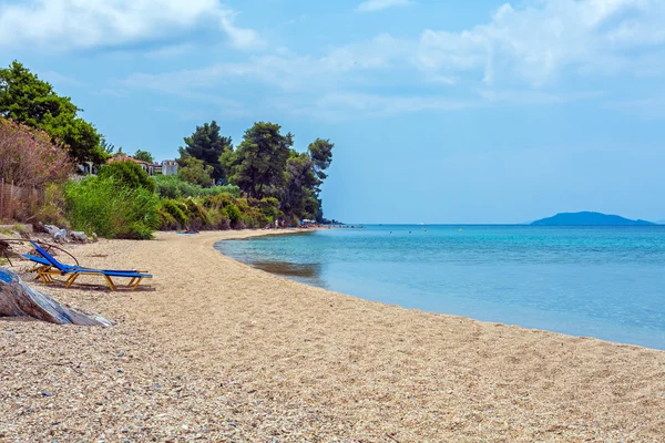 Výhled na moře v Sithonia na Chalkidiki — Stock fotografie