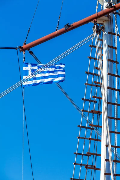 Waving Flag of Greece — Stock Photo, Image