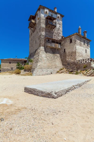 Torre Phospfori a Ouranopolis, Monte Athos — Foto Stock