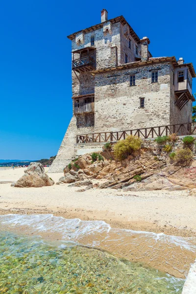 Phospfori wieża w Ouranopolis, Mount Athos — Zdjęcie stockowe