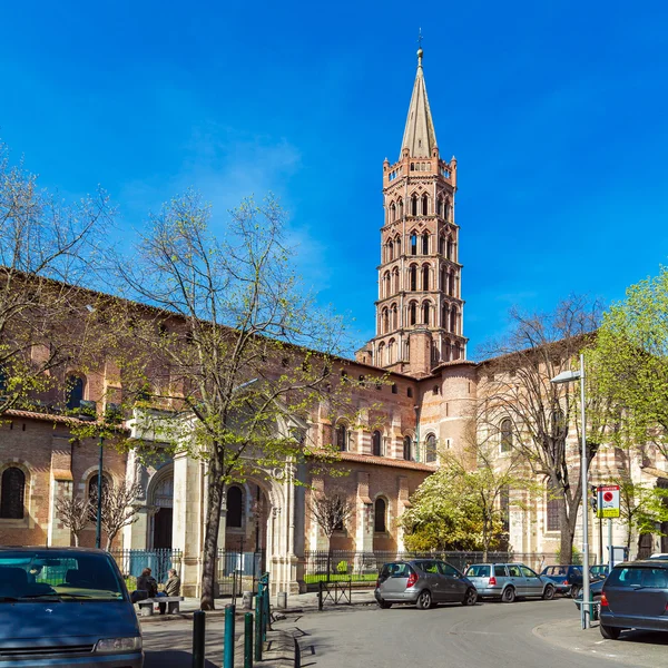 Дослідження романських церква Сен-Сернен, Тулуза — стокове фото