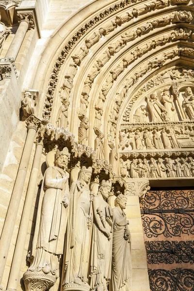 Katedralens notre dame de paris – stockfoto