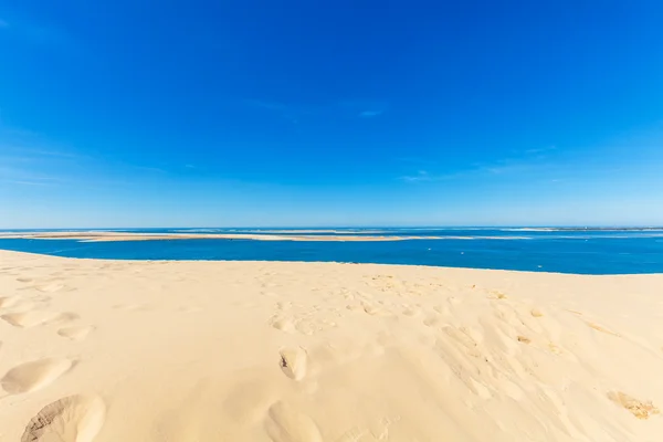 Pohled z Dune du Pyla, Arcachon Bay — Stock fotografie