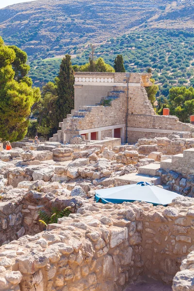 Knossos Palace Ruins, Heraklion Crete — Stock Photo, Image