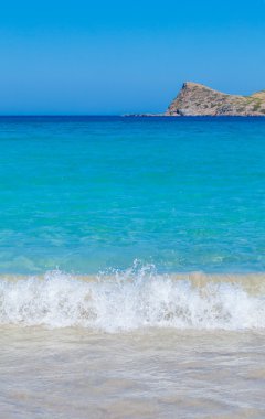 Yaz plaj sahne, Crete