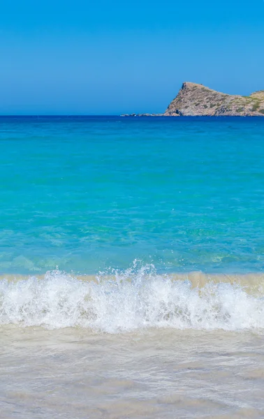 Zomer strand scène, Crete — Stockfoto