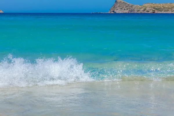 Summer Beach Scene, Crete — Zdjęcie stockowe