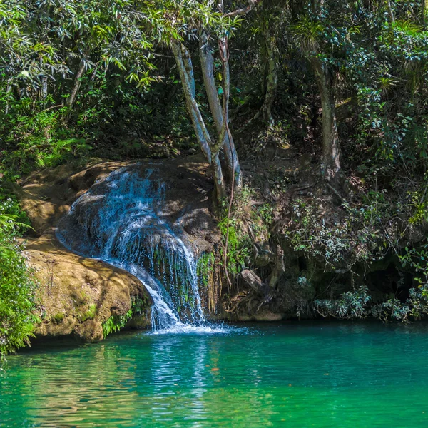 Водоспади в Topes de Кольянтес — стокове фото