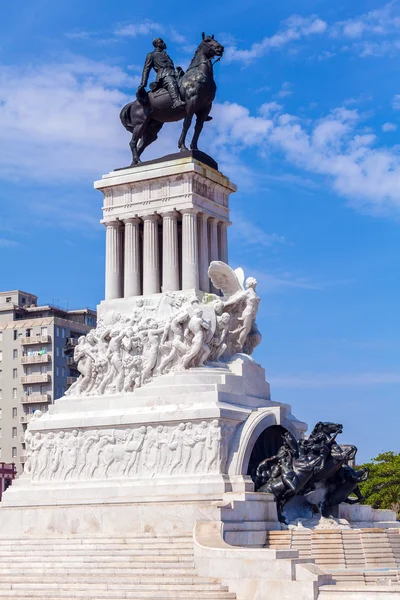 Άγαλμα του γενικού maximo gomez, Αβάνα, Κούβα — Φωτογραφία Αρχείου