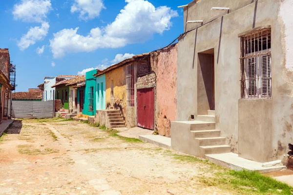 Családi házak, a régi város, Trinidad — Stock Fotó