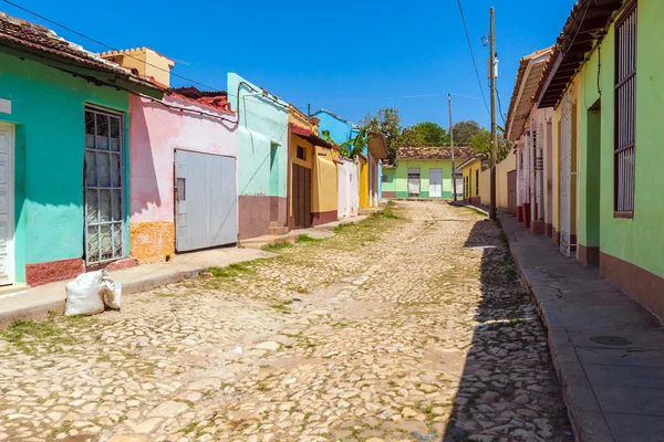 Családi házak, a régi város, Trinidad — Stock Fotó