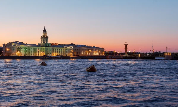 Kunstkamera et rivière Neva, Saint-Pétersbourg — Photo
