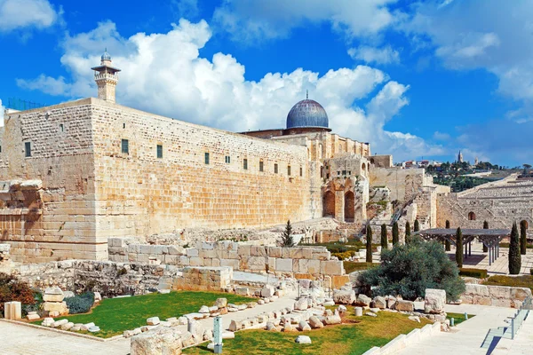 El Aksa Camii, Kudüs, İsrail — Stok fotoğraf