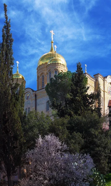 耶路撒冷 ein kerem 正统戈尔诺修道院 — 图库照片