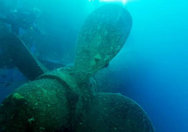 Zenobia ship wreck near Paphos, Cyprus — Stock Photo, Image