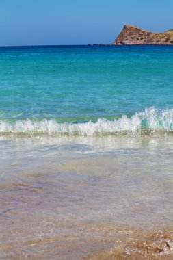 Yaz plaj sahne, Crete