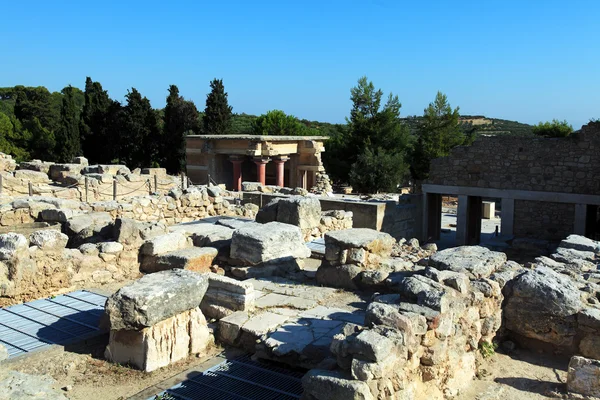 Knossos Palace Ruins, Heraklion Crete — Stock Photo, Image