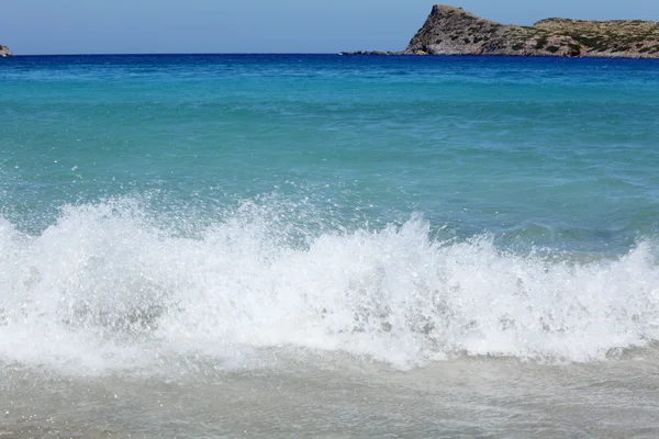 Zomer strand scène, Crete — Stockfoto