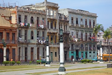 Typical Old city House, Havana clipart