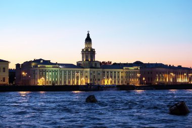 Kunstkamera ve Neva, Saint Petersbur