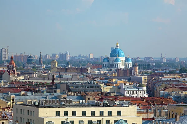 İshak Katedrali, Saint Petersburg havadan görünümü — Stok fotoğraf