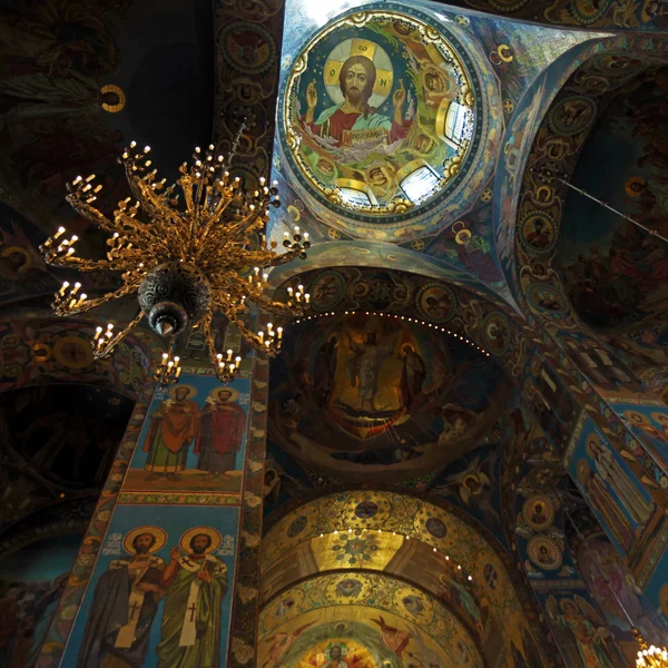 Interior de La Iglesia del Salvador sobre la Sangre derramada, Santa Mascota —  Fotos de Stock