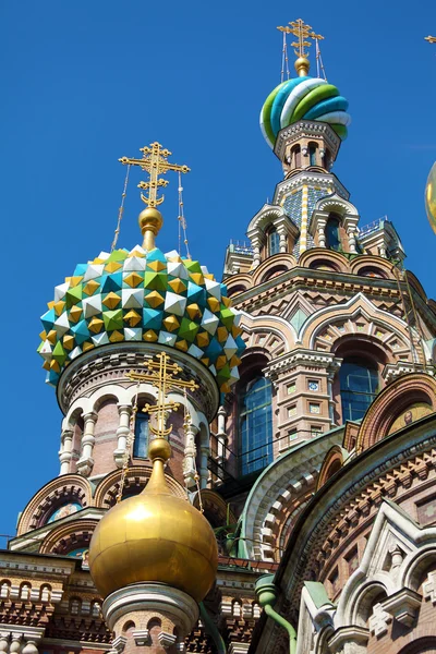 De kerk van de Verlosser op het Bloed Spilled, Sint-Petersburg — Stockfoto