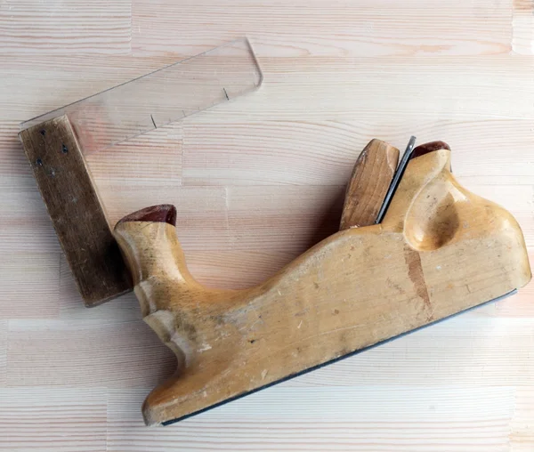 Carpenter Tools Angle and Plane — Stock Photo, Image