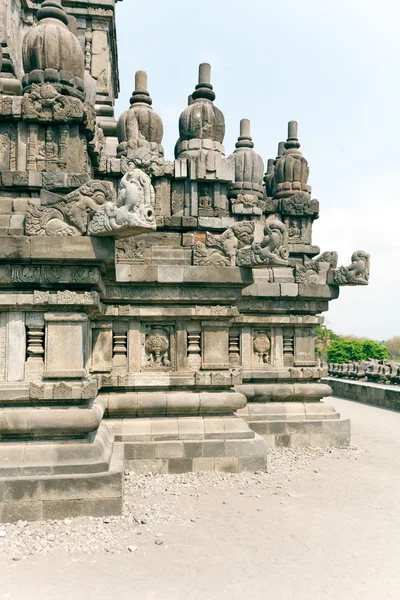 Steenhouwen van Prambanan hindoe tempel, Yogyakarta, Java — Stockfoto