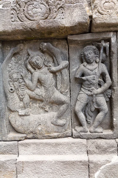 Stone carving of Prambanan Hindu temple, Yogyakarta,  Java — Stock Photo, Image