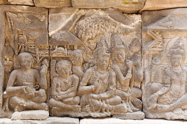 Stone carving of Prambanan Hindu temple, Yogyakarta,  Java — Stock Photo, Image