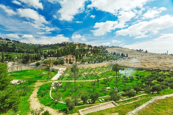 Kirche aller Nationen auf dem Ölberg, jerusalem — Stockfoto