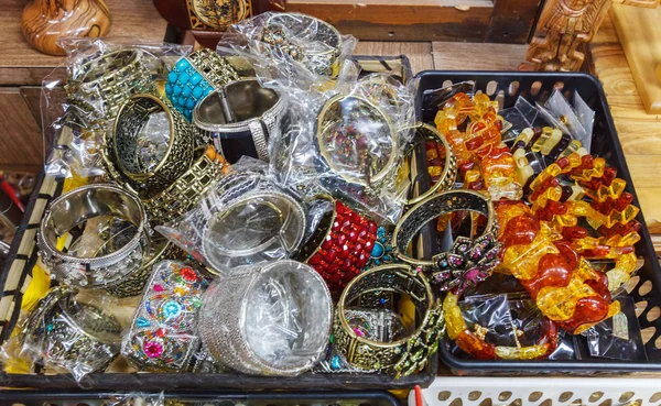 Interior de la tienda de recuerdos en Bethelem Israel — Foto de Stock