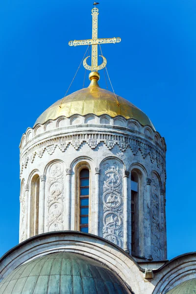 Catedral de São Demétrio (XII c.) em Vladimir, Rússia — Fotografia de Stock