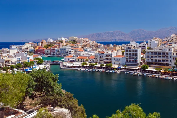 Agios Nikolaos City, Crete, Greece — Stock Photo, Image