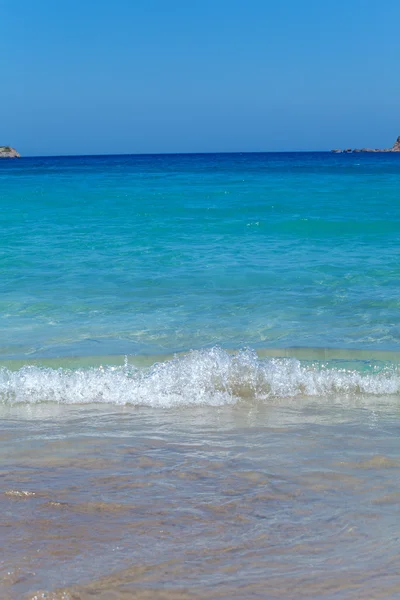 Summer Beach Scene, Crete — Zdjęcie stockowe